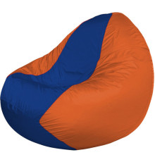 Кресло-мешок Flagman Classic К2.1-157 оранжевый/синий