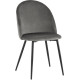 Стул Stool Group Lilly HLR-24 велюр антрацитовый