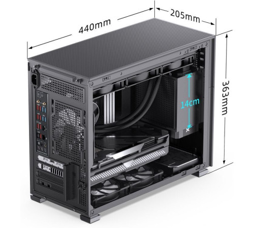 Корпус Jonsbo D31 STD черный