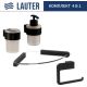 Набор аксессуаров для ванной Lauter 21TS3019 + 21TS3021 + 21TS3015 + 21TS3008 Matt Black, 4 предмета