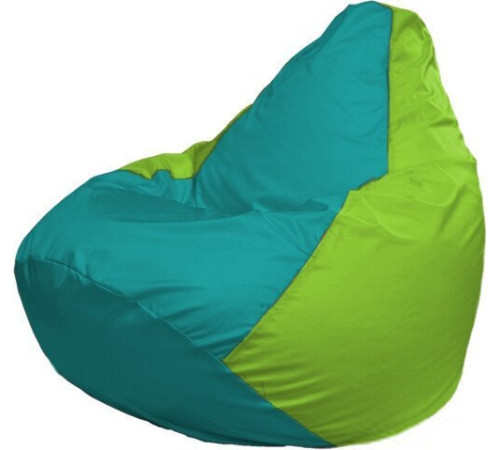 Кресло-мешок Flagman Груша Макси Г2.1-294 салатовый/бирюзовый