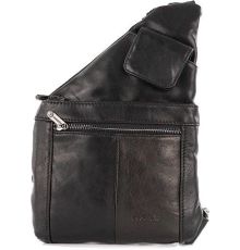 Мужская сумка Poshete 252-93012-BLK черный