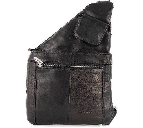 Мужская сумка Poshete 252-93012-BLK черный
