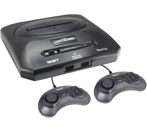 Игровая приставка Retro Genesis Remix 8+16 Bit 2 геймпада, 600 игр