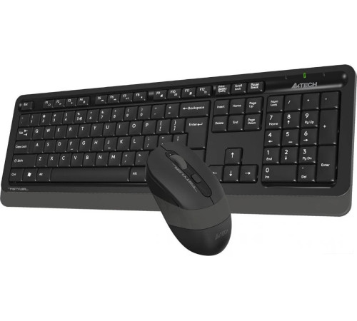 Офисный набор A4Tech Fstyler FG1010S черный/серый