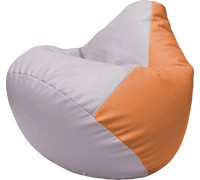 Кресло-мешок Flagman Груша Макси Г2.3-2520 сиреневый/оранжевый