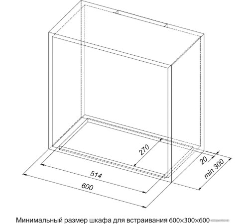 Кухонная вытяжка Akpo Neva Glass 60 WK-4 WH белый/нержавеющая сталь