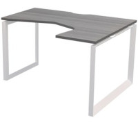 Стол Программа Техно Аргентум-МП НТМП.О-040 правый лиственница/белый