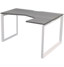 Стол Программа Техно Аргентум-МП НТМП.О-040 правый лиственница/белый