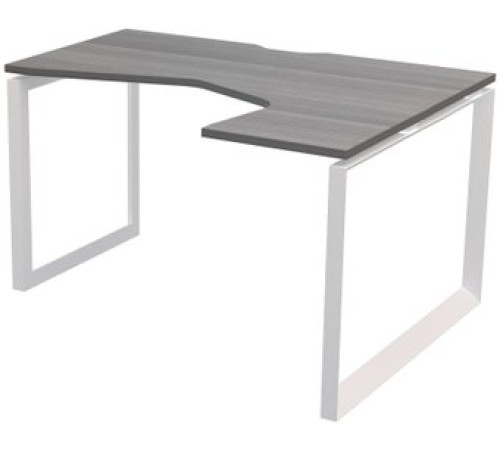 Стол Программа Техно Аргентум-МП НТМП.О-040 правый лиственница/белый