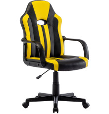 Кресло Brabix GM-202 черный/желтый