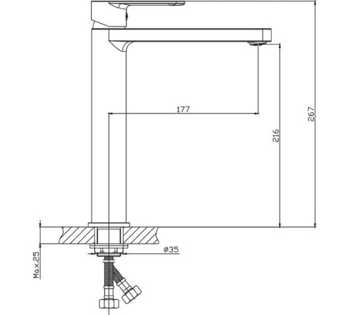 Смеситель Haiba HB11617