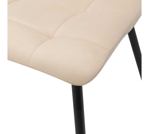 Стул Leset Скай LST00158-11 велюр, бежевый/черный