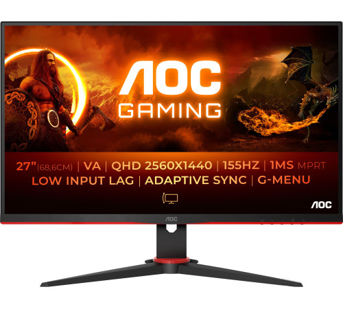 Игровой монитор AOC Gaming Q27G2E/BK