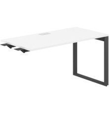 Стол Norden 140x70x75 AG.115.WH.L.72.AN антрацит/серебристый/белый