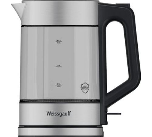 Электрический чайник Weissgauff WK 1720 EcoGlass Inox
