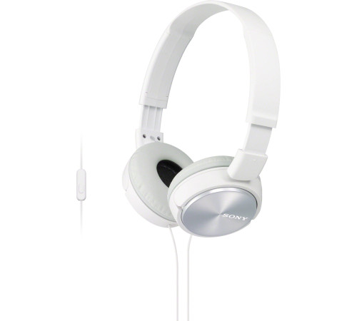 Наушники с микрофоном Sony MDR-ZX310AP белый