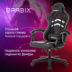 Игровое геймерское кресло Brabix GM-123 533191 черный/белый