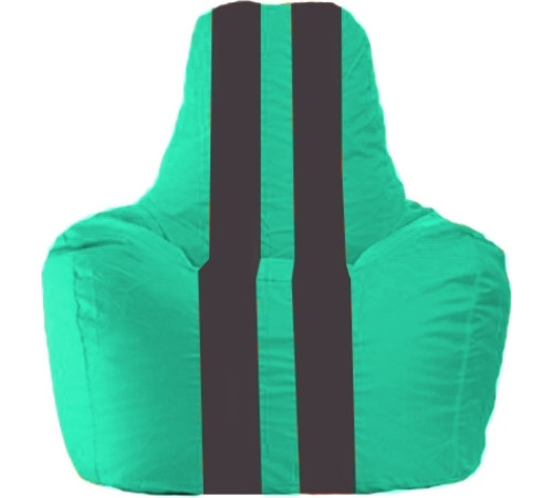 Кресло-мешок Flagman Спортинг С1.1-283 бирюзовый/черный
