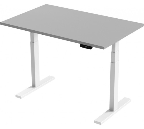 Стол Smartstol Slim 140x80x1.8 белый/серый камень