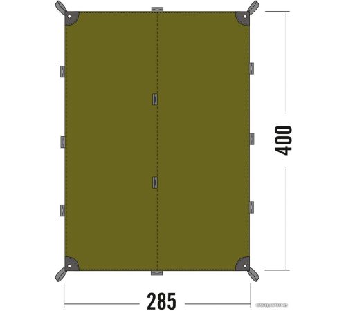 Тент Tatonka Tarp 4 светло-оливковый