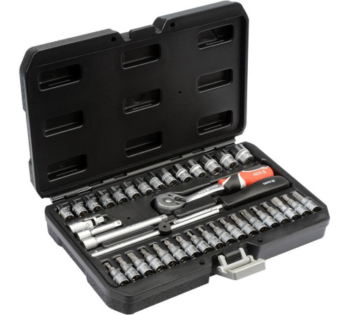 Набор торцевых головок и бит Yato YT-14471 38 предметов