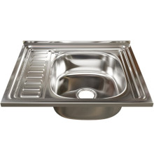 Кухонная мойка Mixline 538193 правая, полированная, 0.6 мм