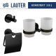 Набор аксессуаров для ванной Lauter 21SH72082 + 21SH72092 + 21SH72102 Matt Black, 3 предмета