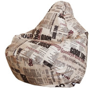 Кресло-мешок Flagman Груша Макси Г2.5-143 Газета coffee