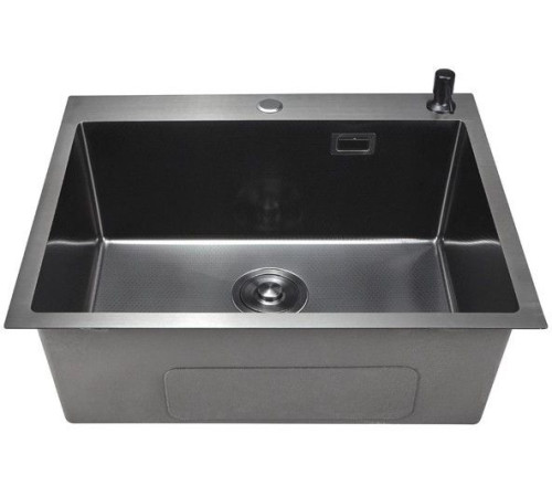Кухонная мойка Stellar Decor S7050NB-D нано черный