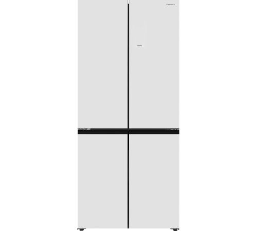Четырёхдверный холодильник MAUNFELD MFF190NFDPW Matt Inverter