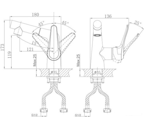 Смеситель A-Five A5-0226