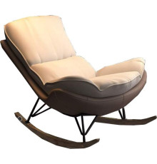 Кресло-качалка Mio Tesoro Монга коричневый/белый