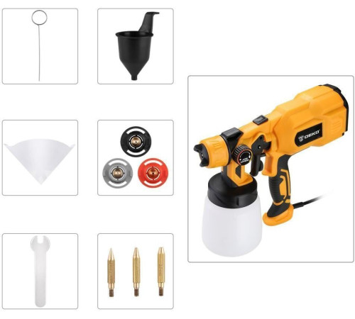 Краскораспылитель Deko DKSG55K1 HVLP