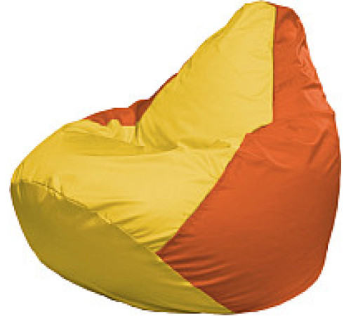 Кресло-мешок Flagman Груша Мега XXXL Г3.1-258 желтый/оранжевый