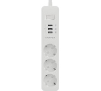 Сетевой фильтр Harper UCH-325 белый