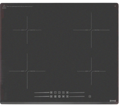 Варочная панель ZorG INO61 черный матовый