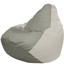 Кресло-мешок Flagman Груша Мини L Г0.1-334 серый/белый