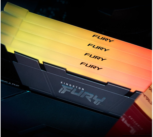 Оперативная память Kingston FURY Renegade RGB 2x8ГБ DDR4 3200МГц KF432C16RB2AK2/16