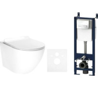 Унитаз подвесной AV Engineering Comfort AVWHR203 + AM.PM I012703.0201