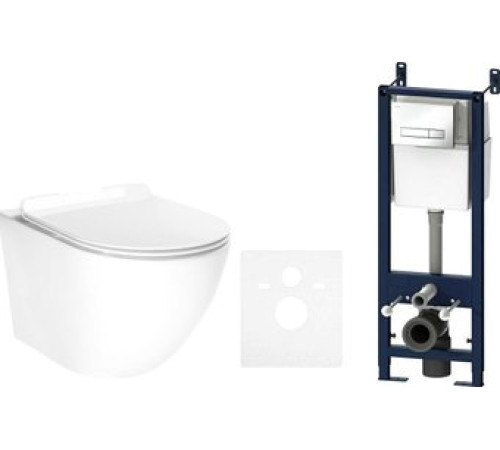 Унитаз подвесной AV Engineering Comfort AVWHR203 + AM.PM I012703.0201