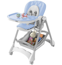 Высокий стульчик Nino Honey голубой