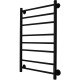 Полотенцесушитель Маргроид Ferrum Вид 10 СНШ 80x50 Черный матовый, скрытого монтажа, таймер справа