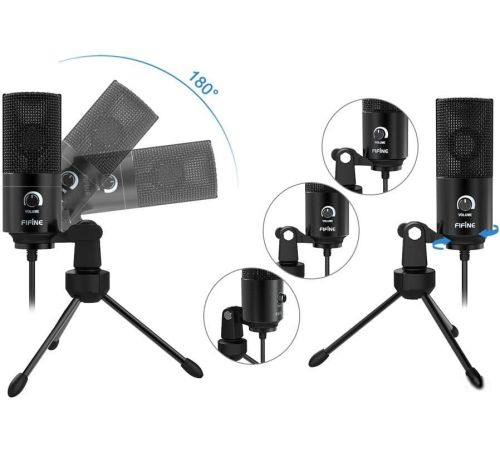 Микрофон FIFINE K669 черный