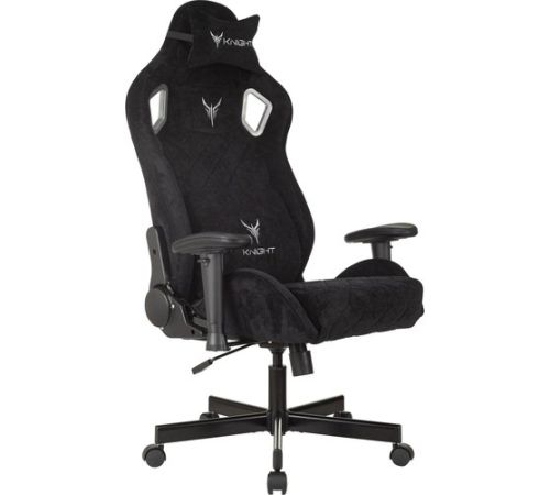 Игровое геймерское кресло Knight Outrider черный Light-20