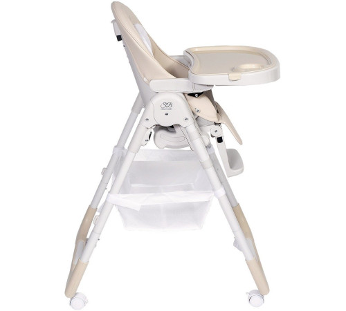 Высокий стульчик Sweet Baby City натуральный/белый