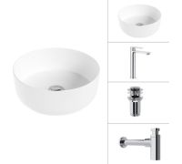 Умывальник Lauter 21499-31 + Moon 21СK81691C + сифон 21635CH + дон.клапан 21190CH хром