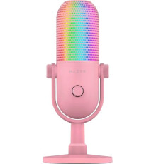 Проводной микрофон Razer Seiren V3 Chroma Quartz Pink