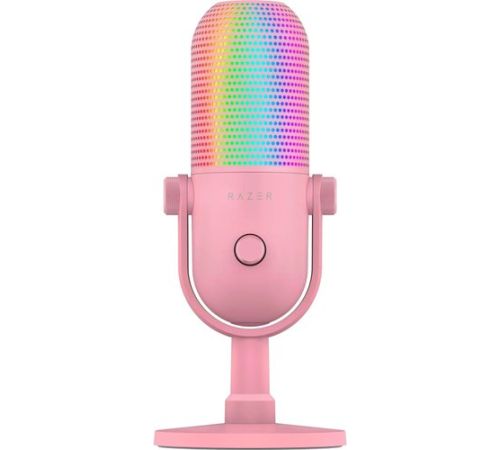 Проводной микрофон Razer Seiren V3 Chroma Quartz Pink
