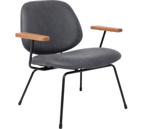 Стул AksHome Rudo экокожа винтажный черный WATUSI 16/черный